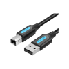 Vention USB 2.0 Printer Cable 1.5M Black VAS-A16-B150
