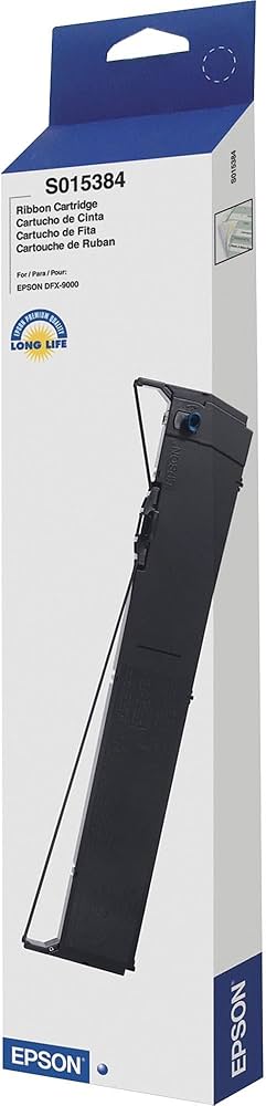 Epson SIDM Black Ribbon Cartridge DFX-9000 (C13S015384BA)