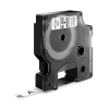 Dymo D1 Series label – 40913- Black on White – 9mm X 7 meter Compatible