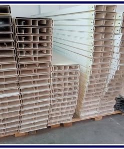 50mm x 50mm Metal Trunking - powder Coated