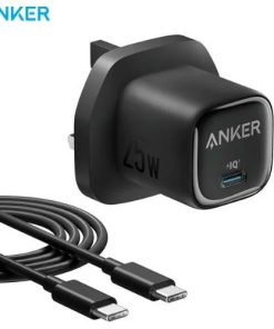 ANKER 25W USB-C Charger with 5ft C-C Cable