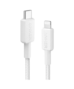 ANKER 322 USB-C to Lightning Cable (6ft Braided) White