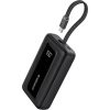 ANKER Power Bank 10000mAh 30W with Built-In USB-C Cable Black