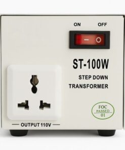 100 Watts Step Down Transformer 220V to 110V Voltage Converter for Appliances and Electronics