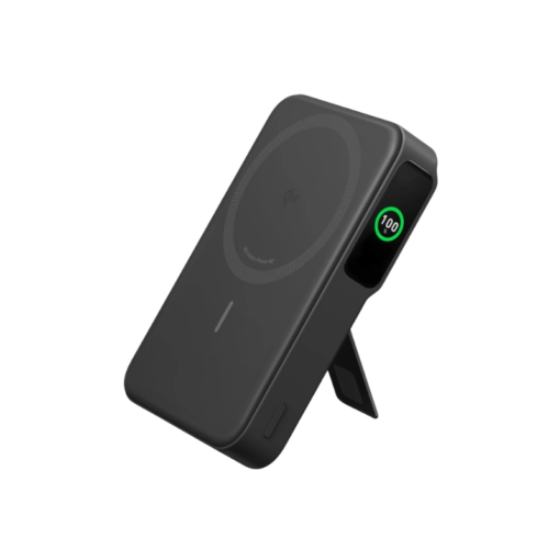 Anker MagGo Power Bank (10K, 30W, Built-in USB-C Cable, Made for Apple Watch) Black – Magnetic Wireless Portable Charger