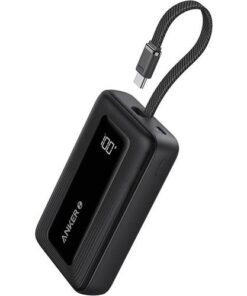 Anker Zolo Wireless Power Bank 10000mAh 30W with Built-In USB-C Cable Black (A1685H11)