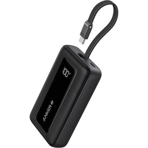 Anker Zolo Wireless Power Bank 10000mAh 30W with Built-In USB-C Cable Black (A1685H11)