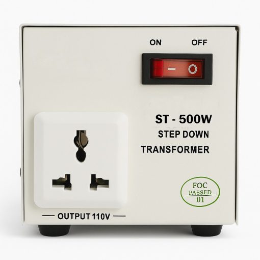 500W Step Down Transformer 220V to 110V Voltage Converter with UK Plug