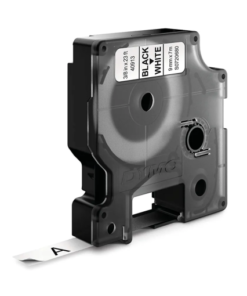 Dymo D1 Series Compatible Label Tape 40913 Black on White 9mm x 7m – Durable Labeling Tape for Home, Office, and Industrial Use